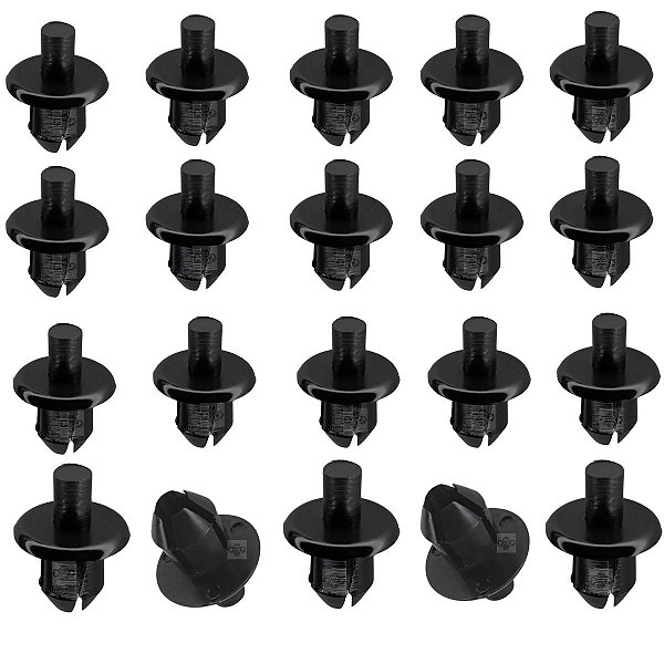 Kit 20 Grampo Presilha Parachoque Chevrolet GM Meriva 2003/2012