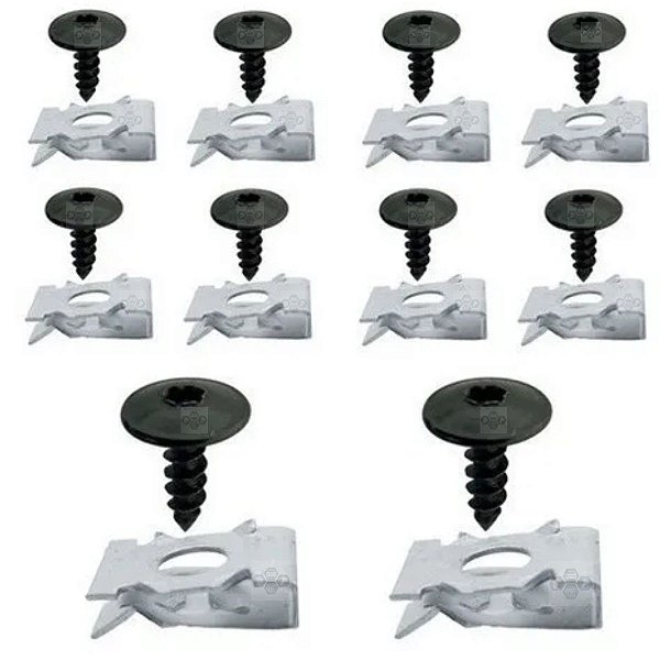 Kit 20 Pcs Grampo Parafuso Parachoque Audi A4 2005/2008