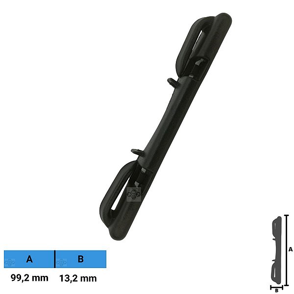 Grampo Presilha Deslize Banco 99,2X13,2mm