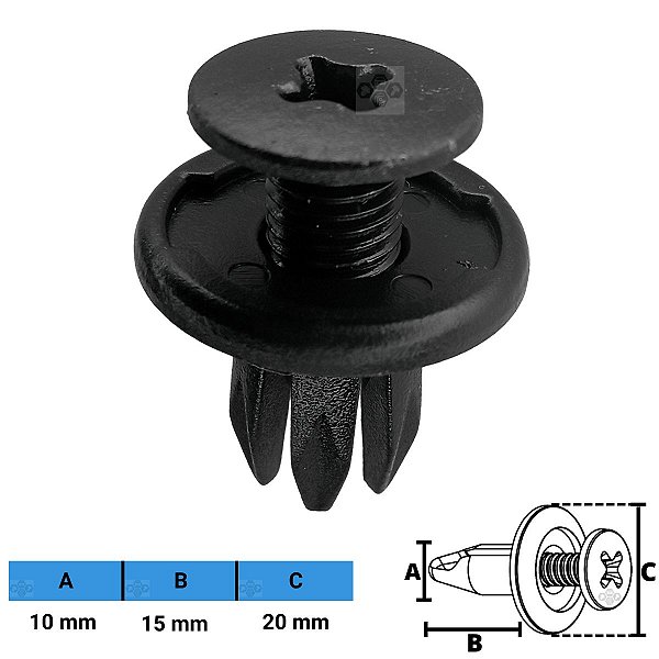 Grampo Presilha  10X15X20mm