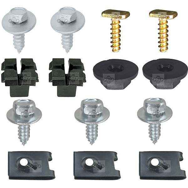 Kit Grampo Presilha Parachoque Chevrolet GM Corsa 1994/2010