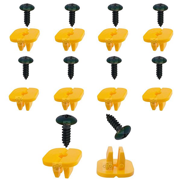 Kit 20 Pcs Parafuso Bucha Forro Porta Honda Civic 1992/2019
