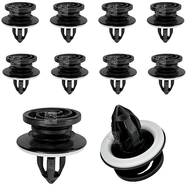 Kit 10 Presilha Grampo Forro Porta Audi A4 1995/2014