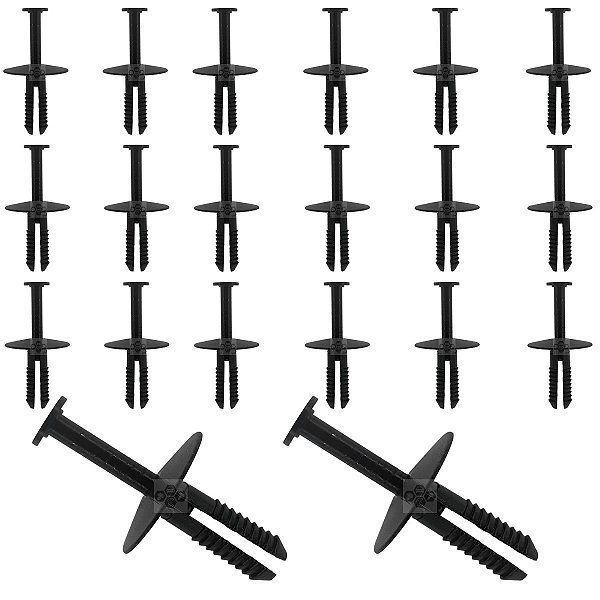 20 Presilha Grampo Parachoque Parabarro Chevrolet GM Montana 2004/2010