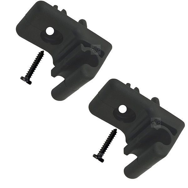 2 Grampo Suporte Quebra Sol Fiat Novo Uno 2015/2020