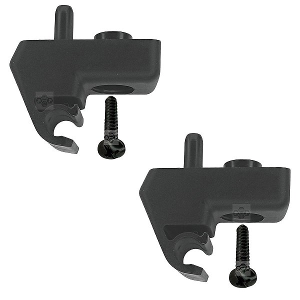 2 Grampo Presilha Suporte Quebra Sol Fiat Punto 2013/2017