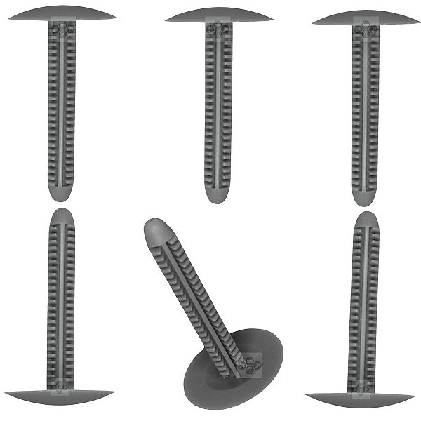 6 Presilha Forracao Interna Carpete Ford F350 2000/20112