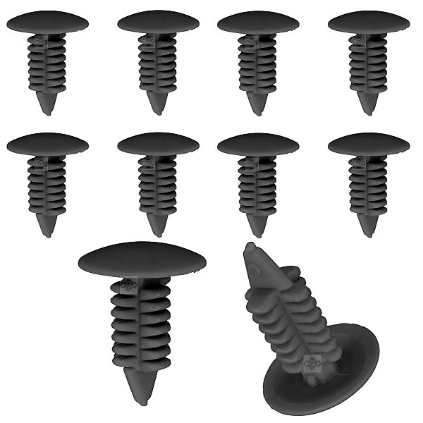 Kit 10 Presilhas Revestimento Porta Ford Fiesta 2002/2014