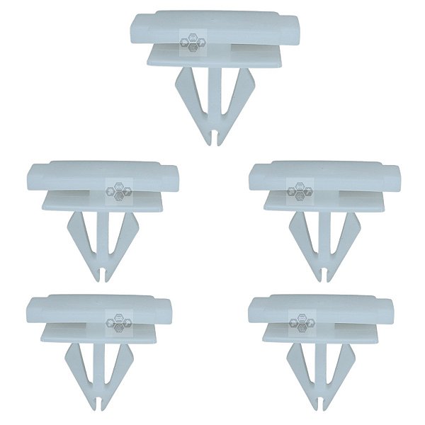 Kit 05 Presilha Grampo Parachoque Chevrolet GM S10 2012/2018