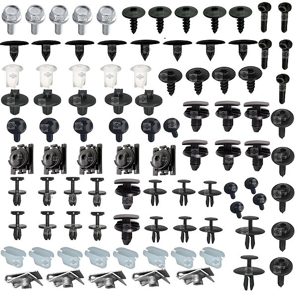 95 Grampo Presilha Parabarro Parachoque Citroen C4 2008/2019