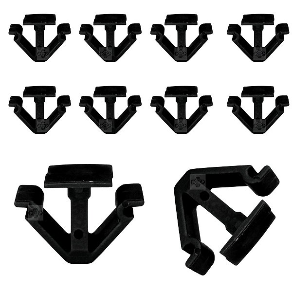Kit 10 Grampo Presilha Forro Teto Volkswagen Virtus 2018/2020