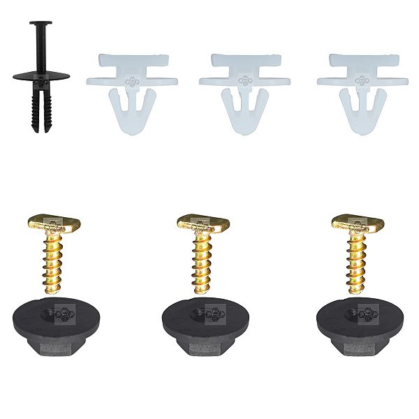 Kit Presilha Moldura Paralama Dianteiro Chevrolet GM Corsa Novo 2002/2012