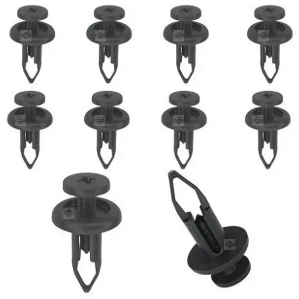 Kit 10 Pcs Grampo Presilha Parachoque Toyota Corolla 2000/2008