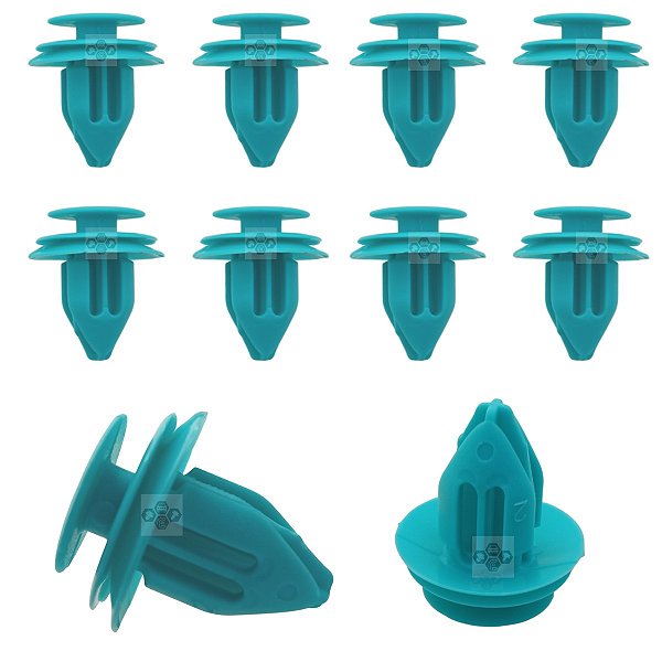 Kit 10 Grampo Presilha Soleira Toyota Corolla 2002/2019