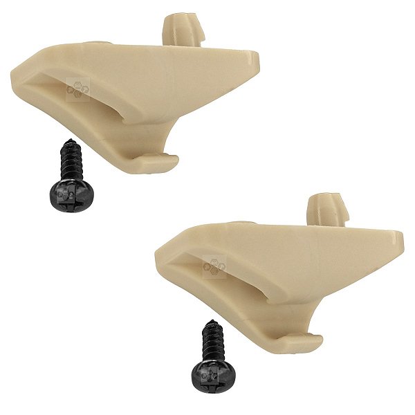 2 Grampo Presilha Suporte Quebra Sol Volkswagen Saveiro 1997/2010