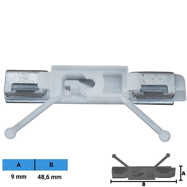 Grampo Presilha 9X48,6mm