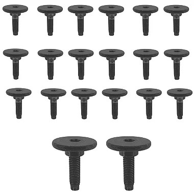 Kit 20 Parafuso M5 Protetor Caçamba Fiat Strada 1996/2018