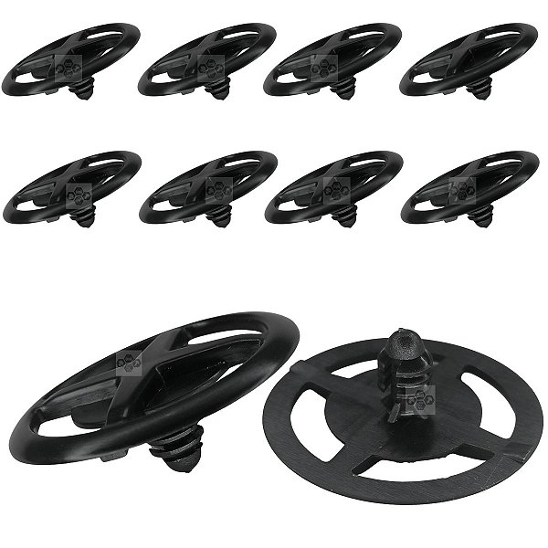 Kit 10 Grampo Manta Capo Nissan March 2015/2018