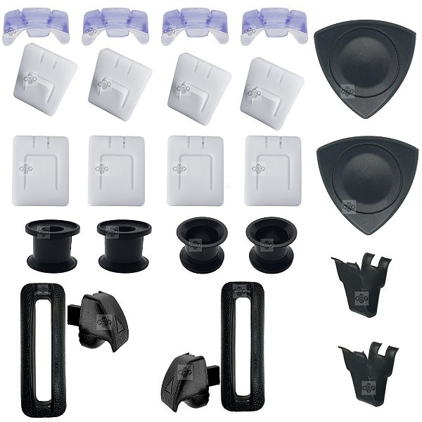 Kit 24 Pcs Acabamento Banco C/ Trava Volkswagen Gol 1994/2003