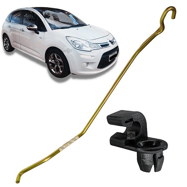 Kit Vareta Haste Presilha Capo Para Citroen C3 2011/2015