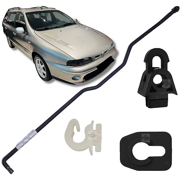 Kit Vareta Haste Presilha Capo Fiat Marea 1998/2007