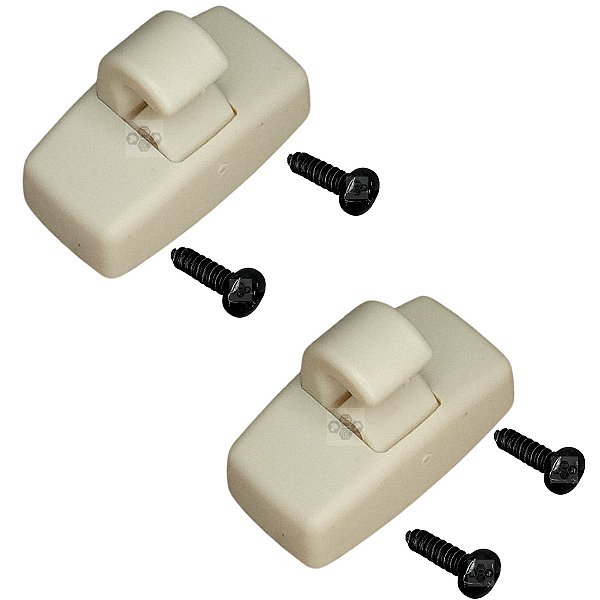 Kit 2 Presilhas Suporte Quebra Sol Volkswagen Passat 1998/2005