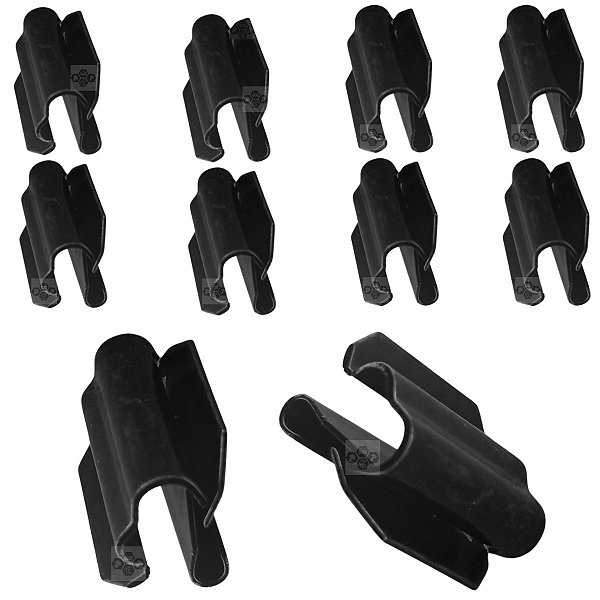 Kit 10 Trava Puxador Interno Forro Porta Volkswagen Polo 2018/2022