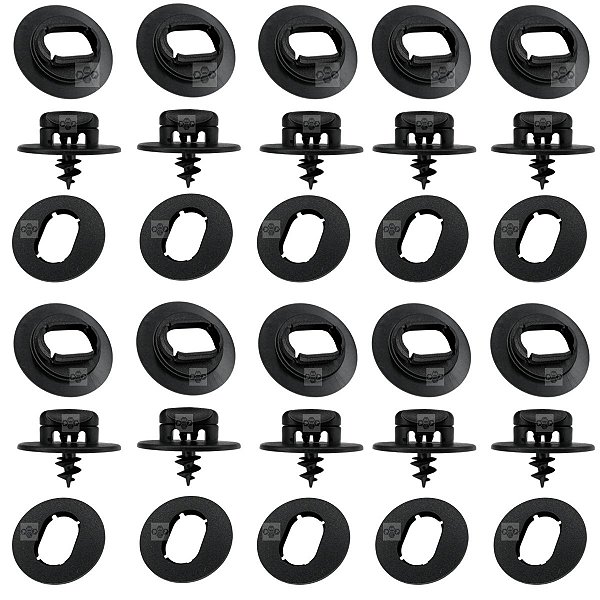 Kit 30 Pcs Grampo Carpete Assoalho Volkswagen Polo 2007/2010