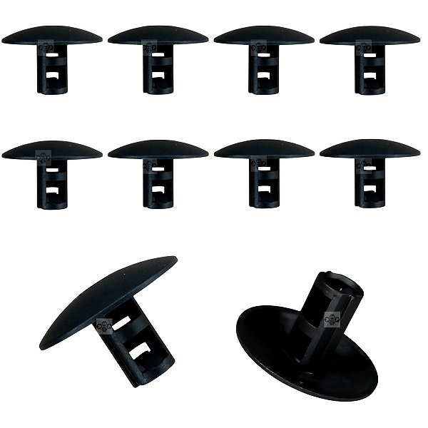 Kit 10 Grampo Presilha Assoalho Renault Zoe 2019/2022