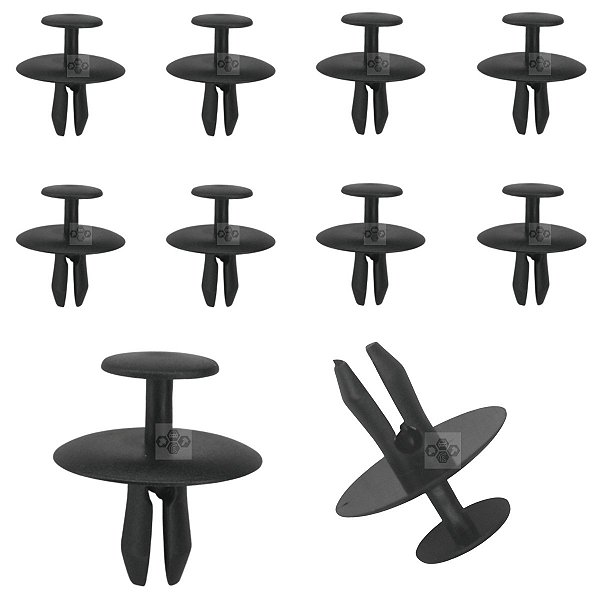 10 Presilha Grampo Parachoque Peugeot 308 2011/2019