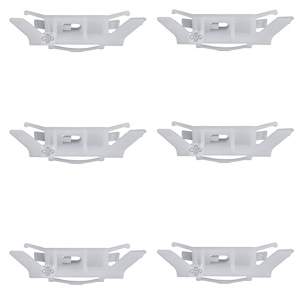 Kit 6 Grampo Moldura Friso Teto Honda Civic 2007/2011