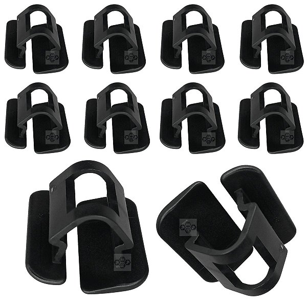 Kit 10 Grampo Presilha Manta Capo Volvo S70 1998/2000