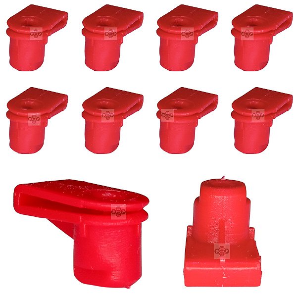 10 Grampo Bucha Farol Milha Chevrolet GM Montana 2011/2020