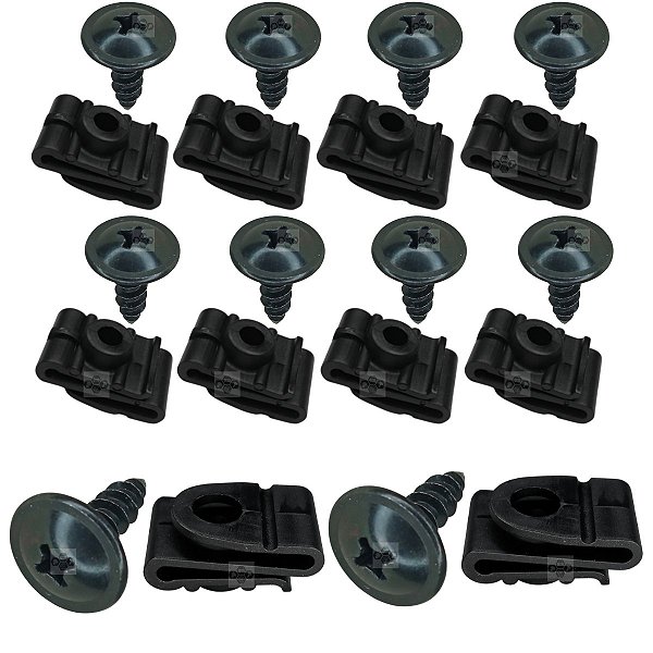 10 Bucha + 10 Parafuso Parachoque Hyundai Elantra 2010/2019
