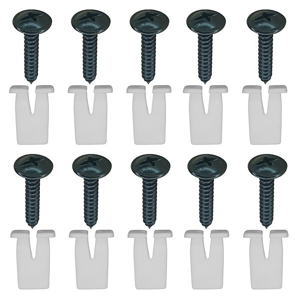 10 Bucha + 10 Parafuso Parachoque Para Land Rover Range Rover Sport 2010/2019