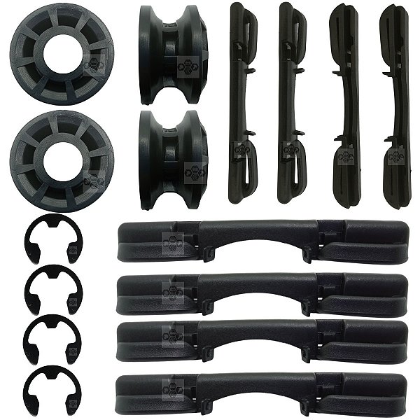 Kit Deslize Calço Banco Fiat Palio Weekend 1996/2015