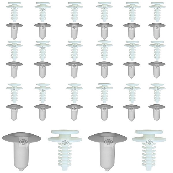10 Presilhas + 10 Bucha Forro Porta Fiat Stilo 2003/2011