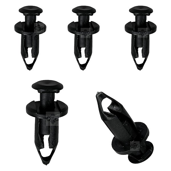5 Grampo Presilha Moldura Paralama Chevrolet GM S10 1995/2011