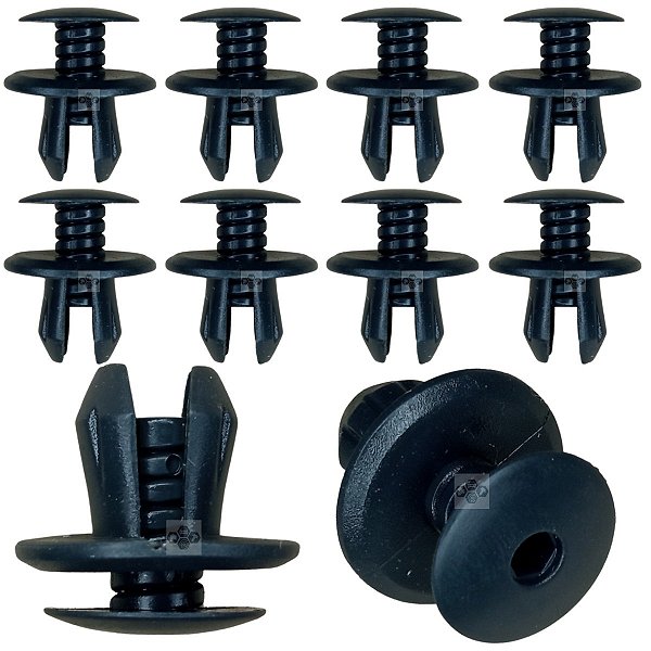 10 Presilha Revestimento Lateral Porta Mala Volkswagen Jetta 2005/2020