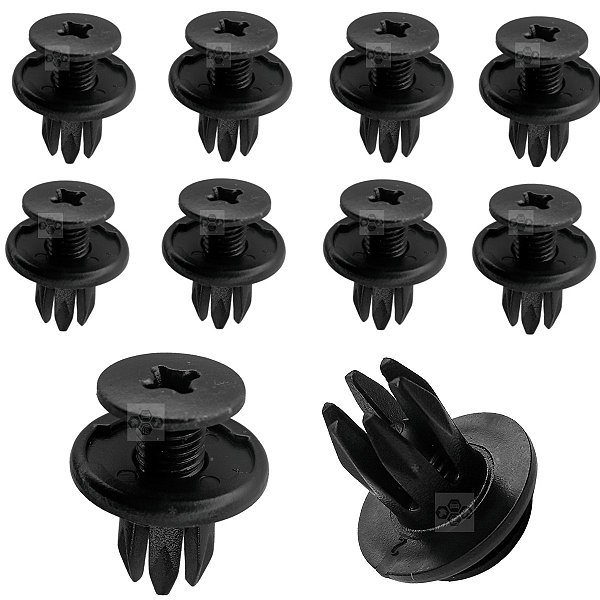 10 Presilha Protetor Assoalho Dinateiro Motor P/ Bmw 135i 2006/2013