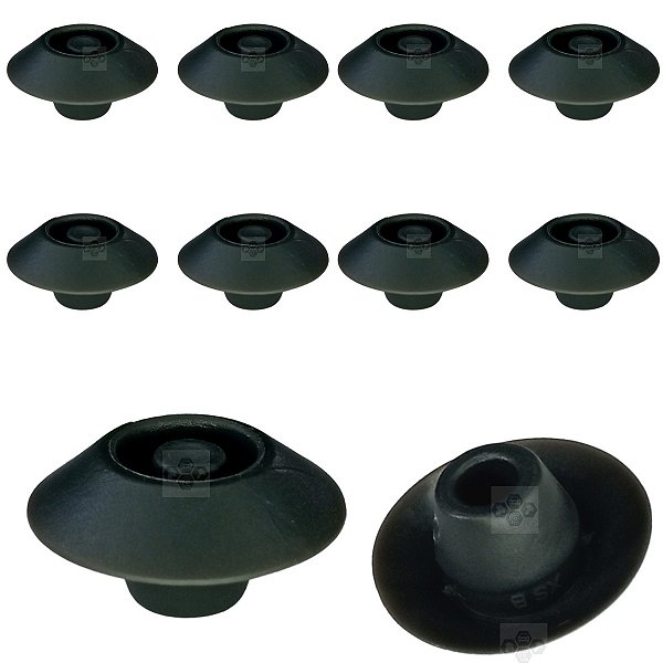 10 Grampo Presilha Tampao Coluna Dianteira Honda Fit 2004/2012