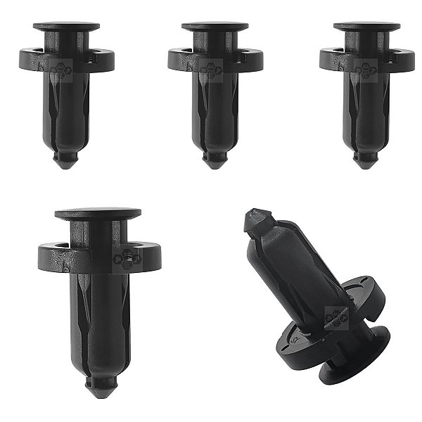 5 Presilha Moldura Paralama Traseiro Honda Fit Twist 2013/2014