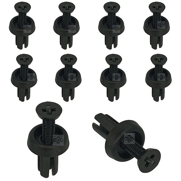 10 Grampo Ponta Parachoque Traseiro Toyota Camry 2011/2012