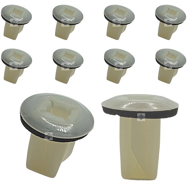10 Grampo Retentor Parachoque Traseiro Toyota Camry 2014/2017