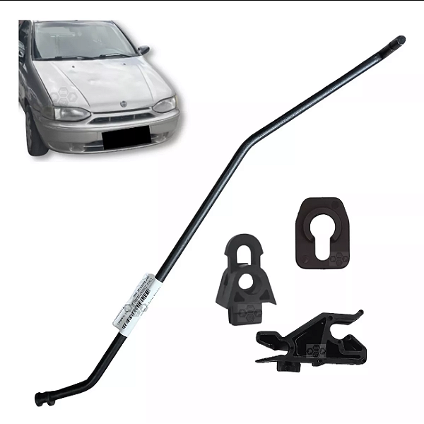Kit Vareta Haste Presilha Capo Fiat Palio 1996/2020
