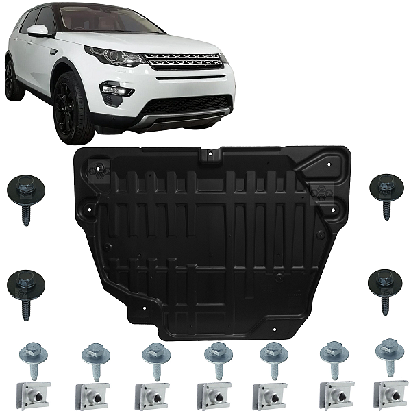 Protetor Carter Defletor Inferior Para Land Rover Discovery Sport 2015/2019