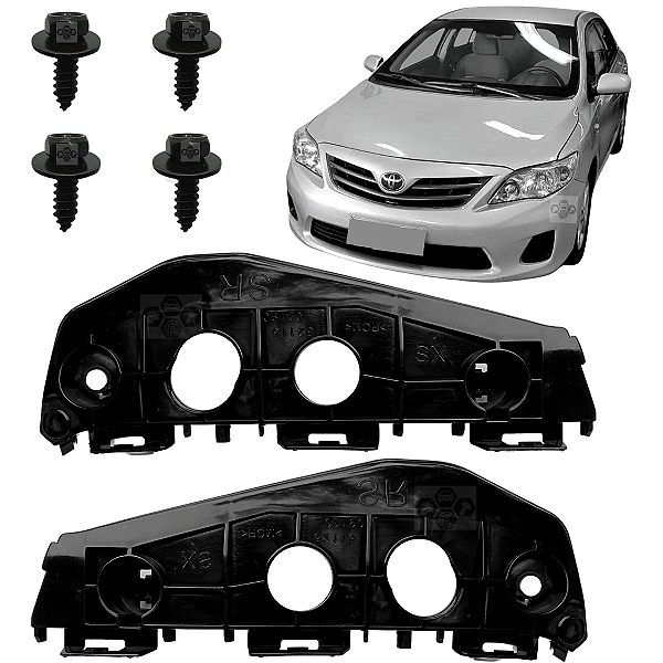 Par Guia Parachoque Dianteiro Toyota Corolla 2012/2014