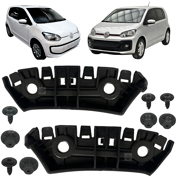 Par Guia Suporte Parachoque Dianteiro Volkswagen Up 2014/2021