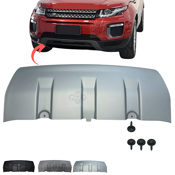 Acabamento Aplique Inferior Para Land Rover Evoque SE 2016/2019 - Prata