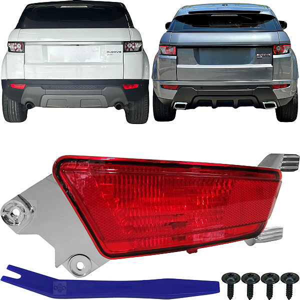Lanterna Refletora Neblina Traseira Para Land Rover Evoque 2012/2019 - Lado Direito